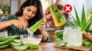  ఇంట్లోనే కలబంద జెల్ తయారు చేసుకుంటున్నారా..ఈ మిస్టేక్ అస్సలు చేయకండి..!